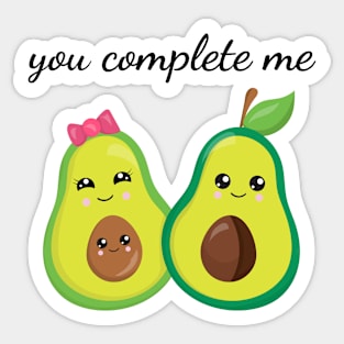 You Complete Me Sticker